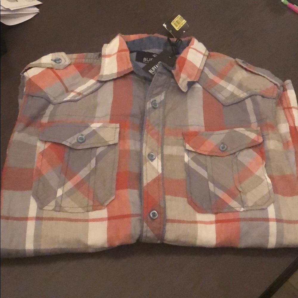 Buffalo long sleeve collar shirt